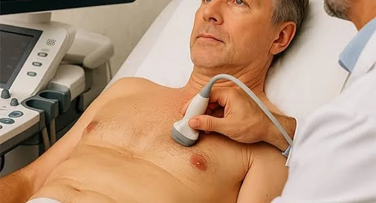 Ecocardiograma com Strain em andamento